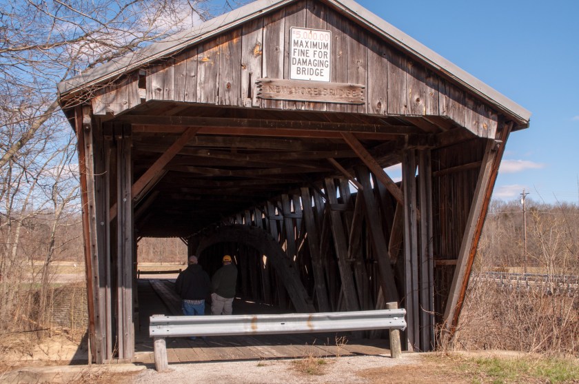 Bridge #5 was my favorite: Bethel-New Hope Bridge. This one had the most interesting construction, at least to me. 