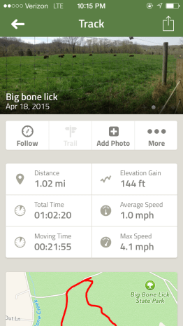 I love being able to save my tracks so I can keep track of what I have accomplished. 